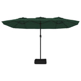 Double-Head Parasol Green 449x265 cm 362946