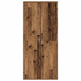 Highboard with Shelf Old Wood 80 x 39 x 178 cm Engineered wood 3365570