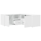 Corner Cabinet White 200x40x45 cm Engineered Wood 3307828