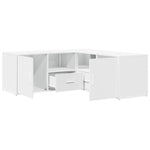 Corner Cabinet White 200x40x45 cm Engineered Wood 3307828