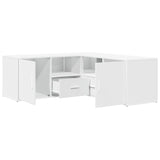 Corner Cabinet White 200x40x45 cm Engineered Wood 3307828