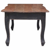 Coffee Table Black 120x60x45 cm Solid Mahogany Wood 283904