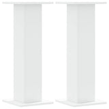 Plant Stands 2 pcs White 30x30x80 cm Engineered Wood 3307864