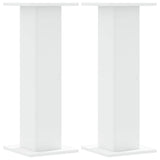 Plant Stands 2 pcs White 30x30x80 cm Engineered Wood 3307864