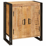 Bedside Cabinet Brown 66 x 35 x 76 cm Soild rough mango wood 4102775