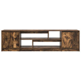 TV Cabinet Smoked Oak 188.5x41x50 cm Engineered Wood 3328421