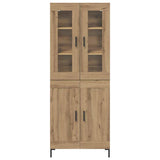 Highboard 2 pcs Artisan Oak Engineered Wood 3415881