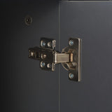 Sideboard High Gloss Grey 107x35x80.5 cm 283720