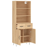 Highboard Sonoma Oak 69.5x34x180 cm Engineered Wood 3200548