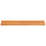 Window Sills 2 pcs Light Brown 120 x 25 x 2 cm Solid Beech Wood 42048188