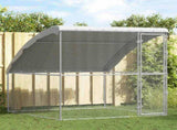 Chicken Cage Silver 2 x 2 x 2 m Galvanised Steel 42008372