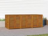 Garden Storage Box 210x87x104 cm Solid Wood Acacia 3155243