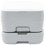 Portable Camping Toilet Grey and white 41.5 x 36.5 x 30 cm 42001438