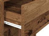 Computer Tower Stand with Drawer Old Wood 30x44x74 cm 858738