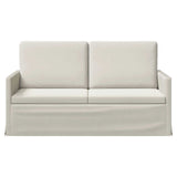 2 Seater Sofa Cream 150 x 81 x 82 cm Velvet 42041095