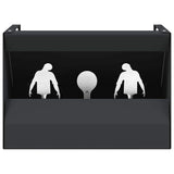 Bullet Trap Box Black 29 x 22 x 20 cm Steel 42013598