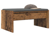 Hall Bench with Cushion Old Wood 63 x 38 x 40 cm 891550