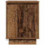 Bedside Cabinets with LED Lights 2 pcs Old Wood 38x34x50 cm 861280