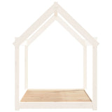 Dog Bed White 111x80x100 cm Solid Wood Pine 822218