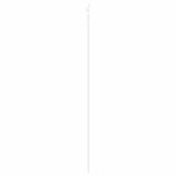 Sliding Door ORKDAL White 93 x 232 cm Solid Pine Wood and Glass 3332096