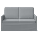 2 Seater Sofa Light Grey 130 x 81 x 82 cm Fabric 42041040