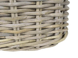 Planter Basket GENDT 2 pcs Natural Grey Kubu Rattan 42020957