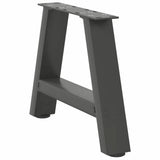 Coffee Table Legs A-Shaped 2 pcs Anthracite 30x cm Steel 4012810