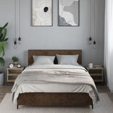 Bedside Cabinet Sonoma Oak 2 pcs 40x30x40 cm Engineered Wood 848497