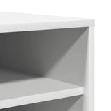 808945 Shoe Cabinet White 60x35x92 cm Engineered Wood