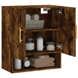 Wall Cabinet Smoked Oak 60x31x70 cm Engineered Wood 829897