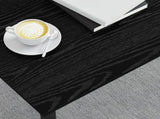 Coffee Table Black Oak 100 x 50 x 45 cm Engineered Wood 892572