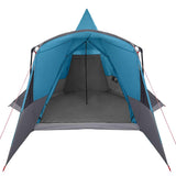 Teepee Tent 8-Person with Roof Blue 720 x 465 x 295 cm 42003997