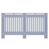 Radiator Cover 2 pcs Grey 152 x 19 x 81.5cm Engineered Wood 3403231