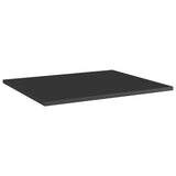 805279 Bookshelf Boards 8 pcs High Gloss Black 60x50x1,5 cm Engineered Wood