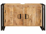 Sink cabinet with Shelf Brown 71 x 33 x 58 cm Solid Mango Wood 4102766