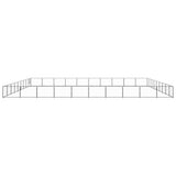 Dog Kennel Black 90 m Steel 3082194