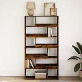 Bookcase Smoked Oak100x33x187.5 cm Engineered Wood 3309352