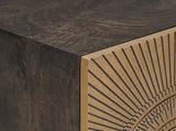 Sideboard Brass 105 x 30 x 70 cm 42020072