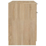 Desk Sonoma Oak 100x50x75 cm Engineered Wood 811496