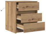 Bedside Cabinet Artisan Oak 38 x 34 x 61 cm Engineered wood 868931