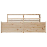 Bed Frame with Headboard without Mattress 180x200 cm Super King 3306027