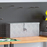 Aluminium Box 48.5x14x20 cm Silver 142935