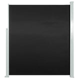 Patio Retractable Side Awning 120x500 cm Black 48388