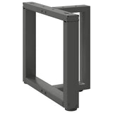 Coffee Table Legs T-Shaped 2 pcs Anthracite 50x25x cm Steel 4013030
