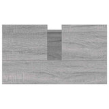 Bathroom Cabinet Grey Sonoma 58x33x60 cm Engineered Wood 831578