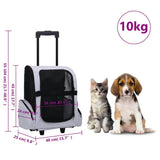 Foldable Multipurpose Pet Trolley Grey 171020
