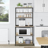 Kitchen Shelf Sonoma Oak 80 x 40 x 168 cm Engineered Wood 883887