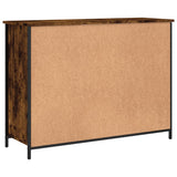 Sideboard Smoked Oak 100x35x75 cm Engineered Wood 835511
