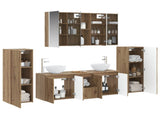 Bathroom Furniture Set 6 pcs Artisan Oak 3407158