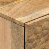 Side Cabinet 60x33x75 cm Solid Wood Mango 356894